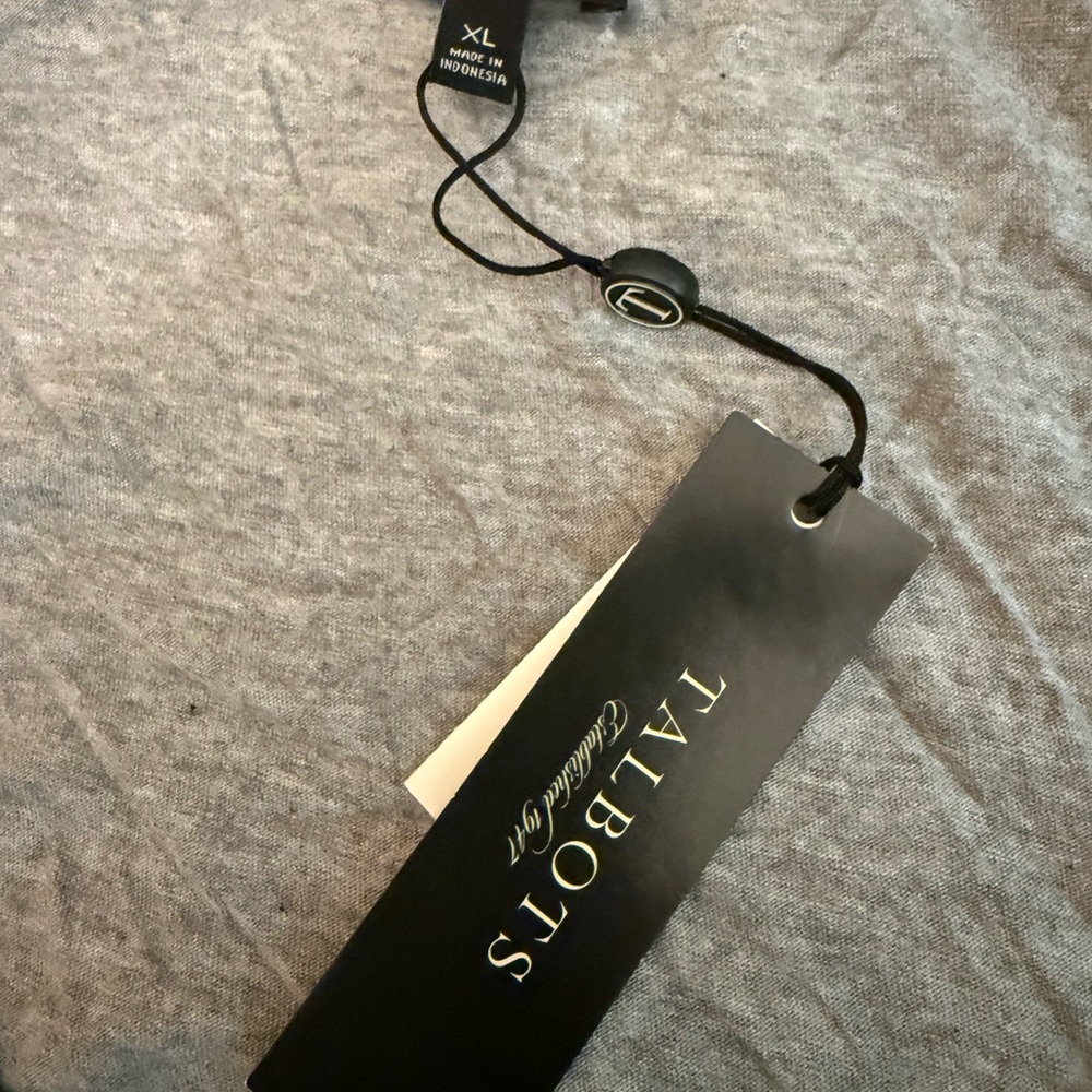 Talbots Silver Sequin Tank Top - Picture 2 of 3